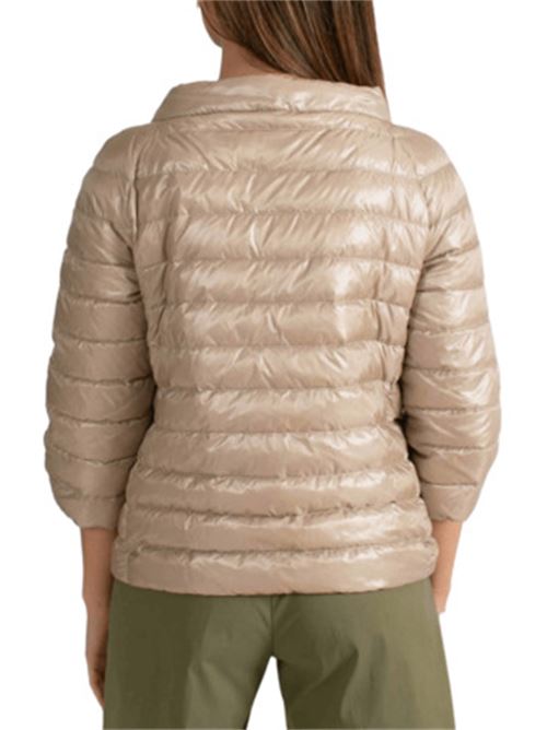 cappa donna  reversibile nylon piumino d'oca cammello/chantilly HERNO | PI0769D12017ZA4019